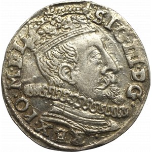 Zygmunt III Waza, Trojak 1597, Wilno - piękny