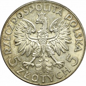 II Republic of Poland, 5 zloty 1932 Polonia