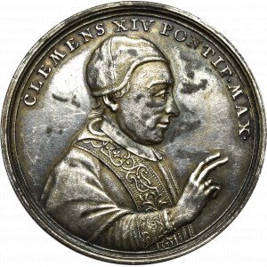 Watykan, Klemens XIV, Medal 1773 - wypędzenie Jezuitów