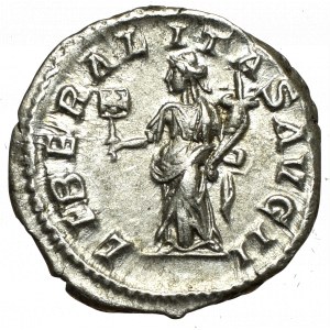 Cesarstwo Rzymskie, Elagabal, Denar - LIBERALITAS AVG II