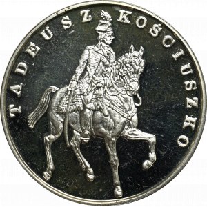 III RP, 100.000 złotych 1990 Kościuszko - mały tryptyk