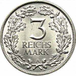 Germany, Weimar Republic, 3 mark 1925