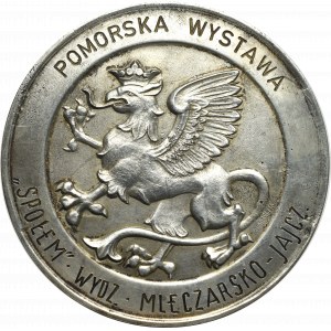 PRL, Medal nagrodowy Pomorska Wystawa 1946 - srebro rzadkość