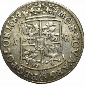 John III Sobieski, 18 groschen 1684, Bromberg