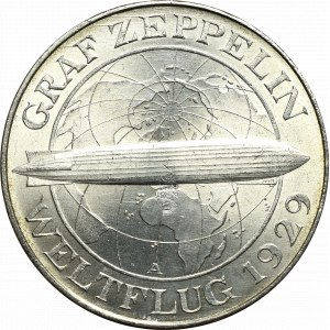 Germany, Weimar Republic, 5 mark A, Berlin, Graf Zeppelin