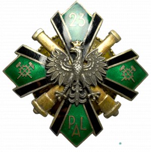 II RP, Odznaka 23 Pułk Artylerii Lekkiej, Będzin