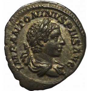 Cesarstwo Rzymskie, Elagabal, Denar - FIDES MILITVM
