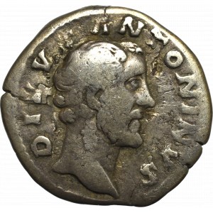 Cesarstwo Rzymskie, Antonin Pius, Denar pośmiertny - CONSECRATIO