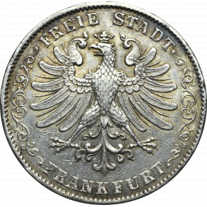 Niemcy, dwutalar = 3 1/2 guldena 1844 Frankfurt