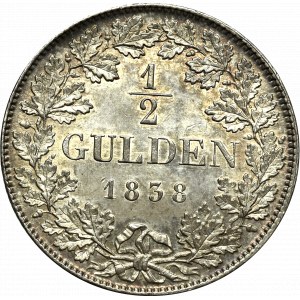 Niemcy, Bawaria, 1/2 Gulden 1838