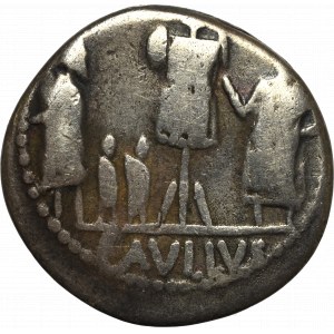 Republika Rzymska, L. Aemilius Lepidus Paullus (62 r p.n.e), Denar