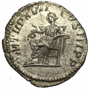 Cesarstwo Rzymskie, Septymiusz Sewer, Denar - P M TR P XVII COS III P P
