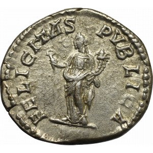 Cesarstwo Rzymskie, Geta, Denar - FELICITAS PVBLICA