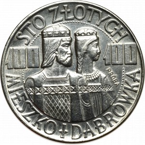 PRL, 100 złotych 1966 Mieszko i Dąbrówka Próba nikiel