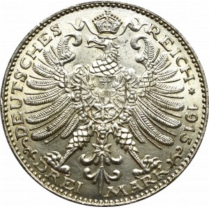 Germany, 3 mark 1915