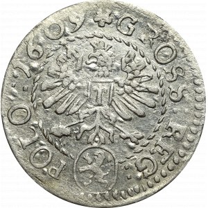 Zygmunt III Waza, Grosz 1609, Kraków - nieopisany wariant