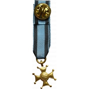 PSZnZ, Miniatura Krzyża Złotego Orderu Wojennego Virtuti Militari