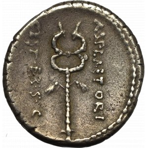 Republika Rzymska, M. Plaetorius (67 r p.n.e), Denar