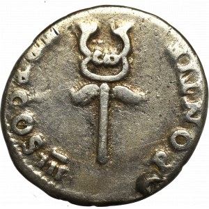 Cesarstwo Rzymskie, Wespazjan, Denar - PONTIF TR P COS III