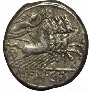 Republika Rzymska, M. Fannius (123 r p.n.e), Denar