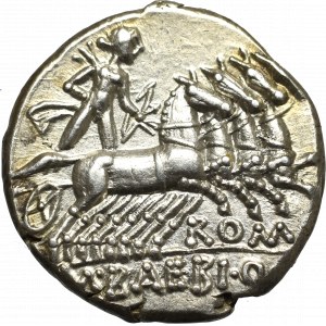 Republika Rzymska, M. Baebius (137 r p.n.e), Denar