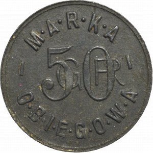 II Republic of Poland, 50 groschen, 10th Ulanen Regiment, Bialystok