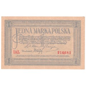 II RP, 1 marka polska 1919 IAL