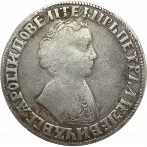 Russia, Peter I, Ruble 1704