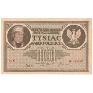 II RP, 1000 marek polskich 1919 O