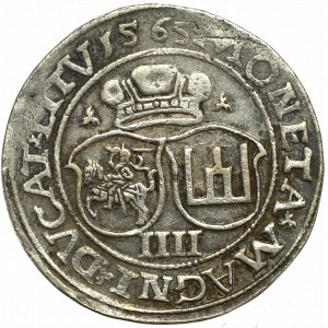 Sigismund II Augustus, 4 groschen 1565, Vilnius - L/LITV