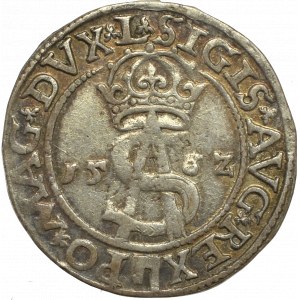Zygmunt II August, Trojak 1562, Wilno - L/L
