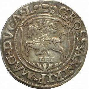 Zygmunt II August, Trojak 1562, Wilno - L/L