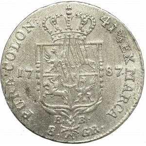 Stanislaus Augustus, 8 groschen 1787