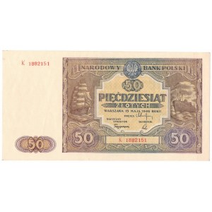 PRL, 50 złotych 1946 K