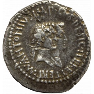 Roman Republic, Marcus Antonius, Cystophoric tetradrachm, Ephesos