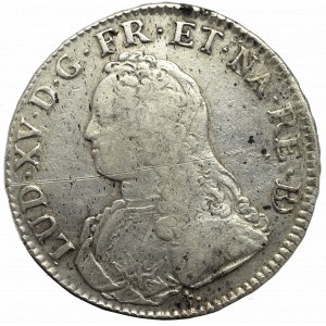 Francja, Ludwik XV, Ecu 1728, Pau