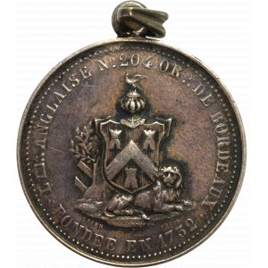 Francja, Bordeaux, Medal masoński