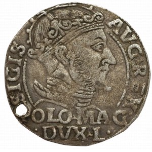 Zygmunt II August, Grosz na stopę polską 1548, Wilno - L/LITVA