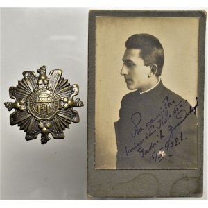 II RP, Odznaka Obrońcom Kresów Wschodnich wraz ze zdjęciem