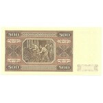 PRL, zestaw 20 - 500 złotych 1948 - WZÓR (4 egzemplarze)