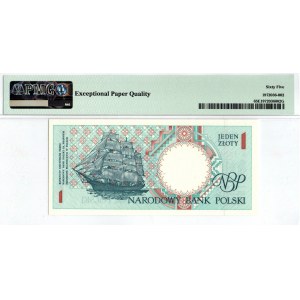 IIIRP, 1 złoty 1990 - A - PMG 65 EPQ