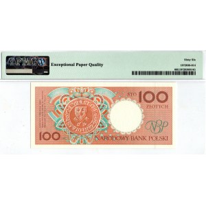 IIIRP, 100 złotych 1990 - A - PMG 66 EPQ