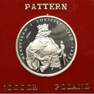 PRL, 1.000 złotych 1986 Łokietek - Próba srebro