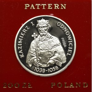 PRL, 200 złotych 1980 Kaziemierz I Odnowiciel - Próba srebro