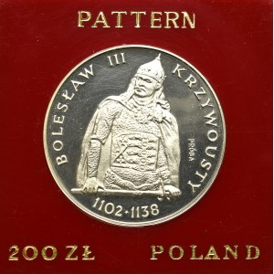 PRL, 200 złotych 1982 Krzywousty - Próba srebro