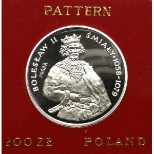 PRL, 200 złotych 1981 Bolesław II Śmiały - Próba srebro