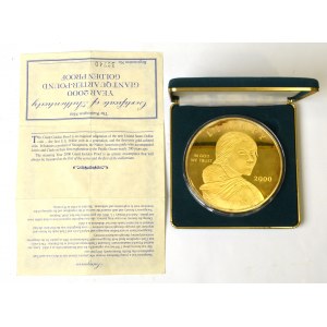USA, Dolar 2000 - 4 uncje czystego srebra + 24 karatowe złoto