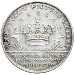 Stanisław August Poniatowski, Medal koronacyjny 1764 Pingo