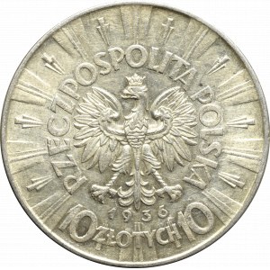 II Republic of Poland, 10 zloty 1936 Pilsudski