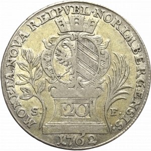 Germany, Nurnberg, 20 kreuzer 1762